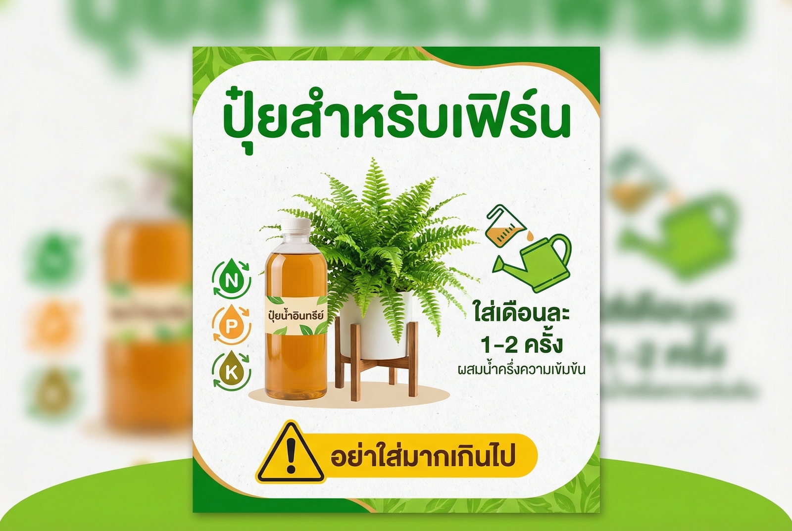 ปุ๋ยสำหรับเฟิร์น