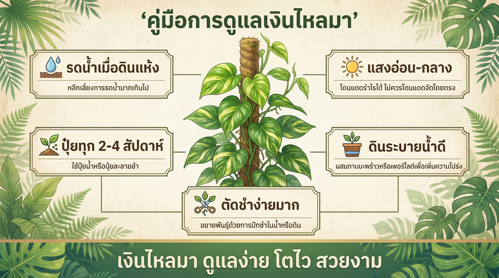 สรุปการดูแลเงินไหลมา