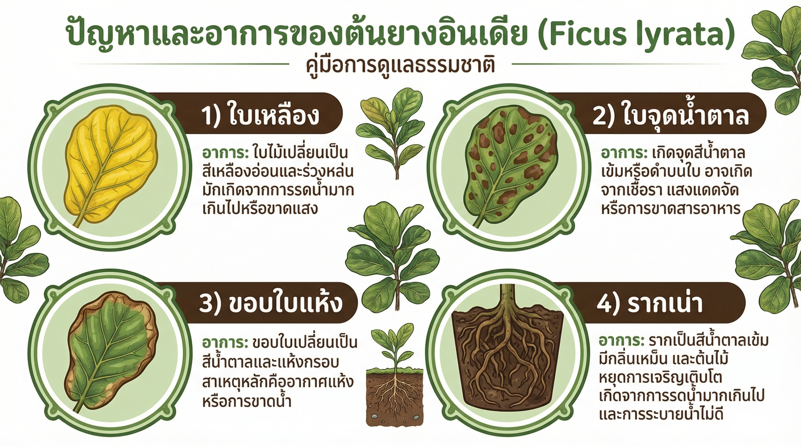 ปัญหา Fiddle Leaf Fig