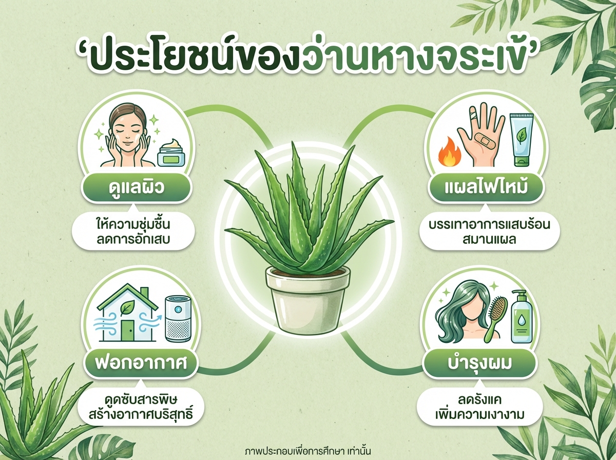 ประโยชน์ของว่านหางจระเข้