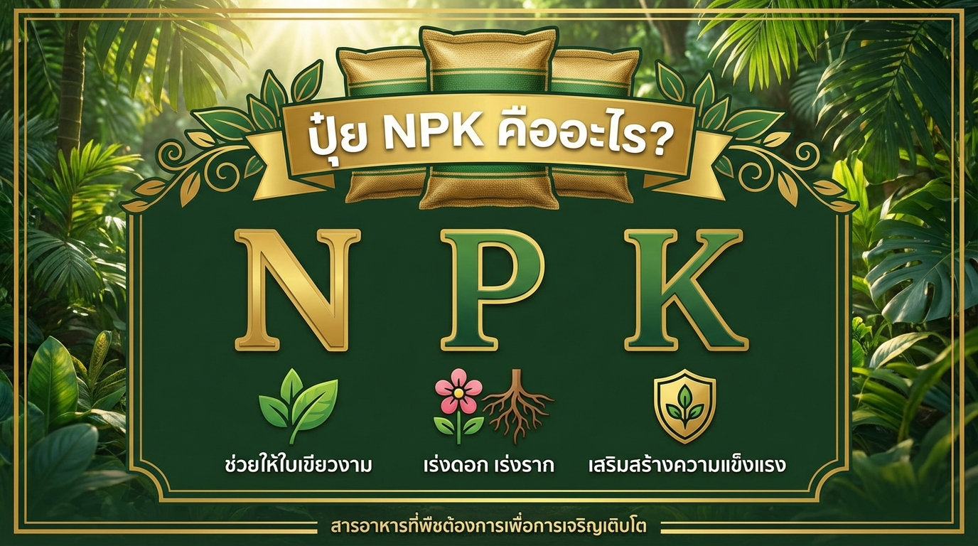 ปุ๋ย NPK คืออะไร