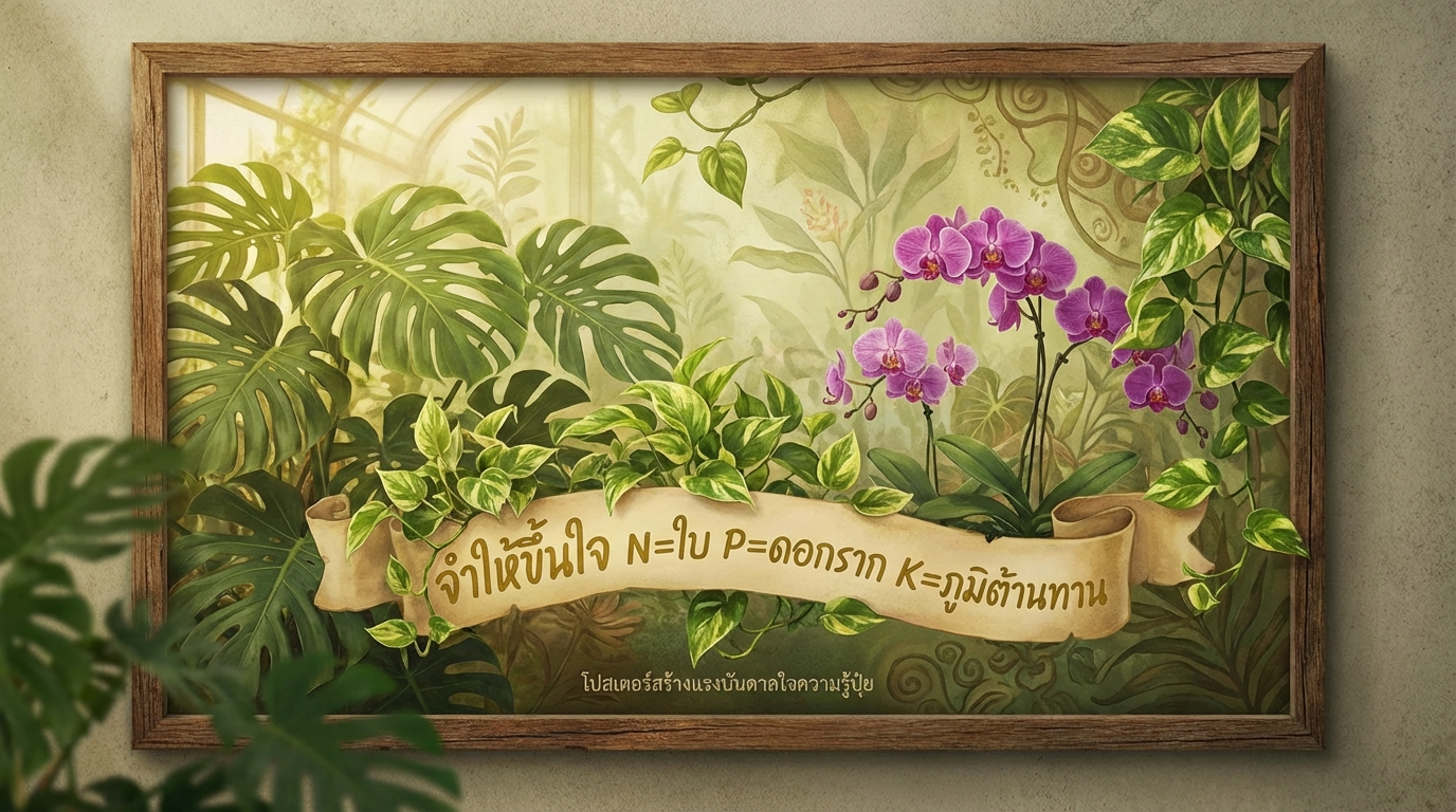 สรุปปุ๋ย NPK จำง่าย