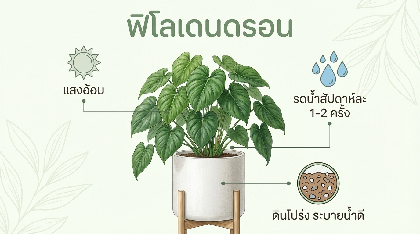 ฟิโลเดนดรอน วิธีดูแล